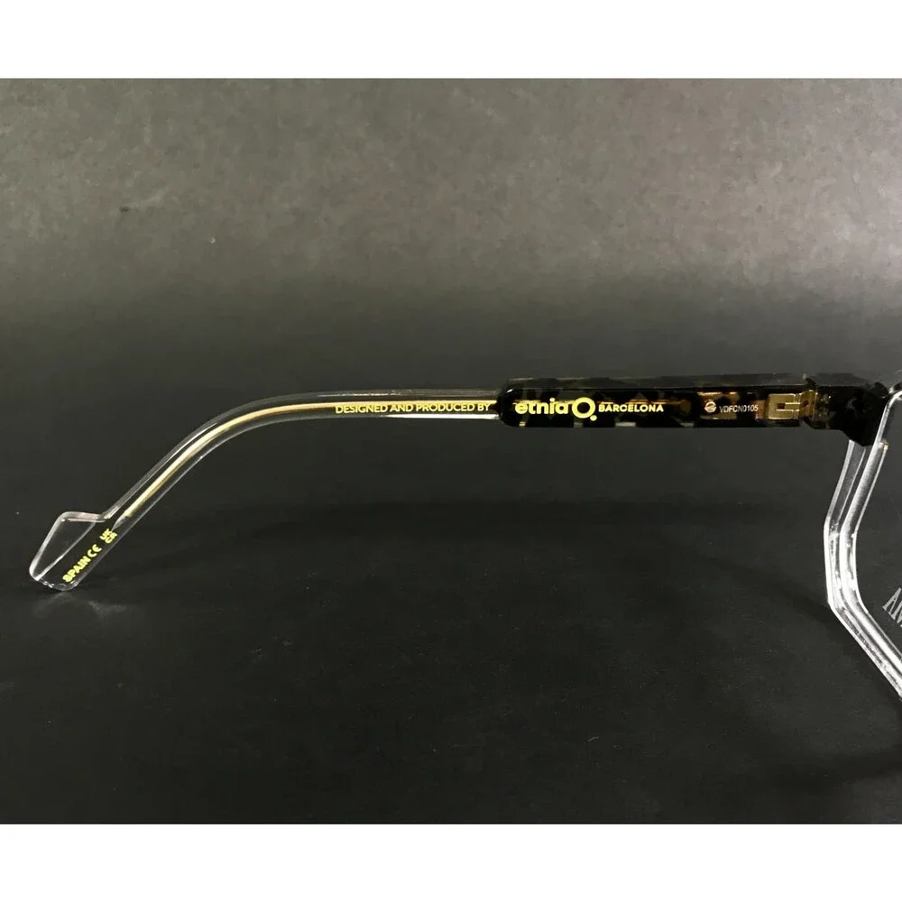 Etnia Barcelona Eyeglasses Frames CHROMA N41 CLHV Clear Havana Brown 53-16-142
